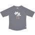 Tee-shirt anti-UV manches courtes Palmiers gris/rouille (25-36 mois) - Lässig