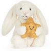 Peluche Lapin Cream avec étoile (31 cm) Jellycat Produit 1