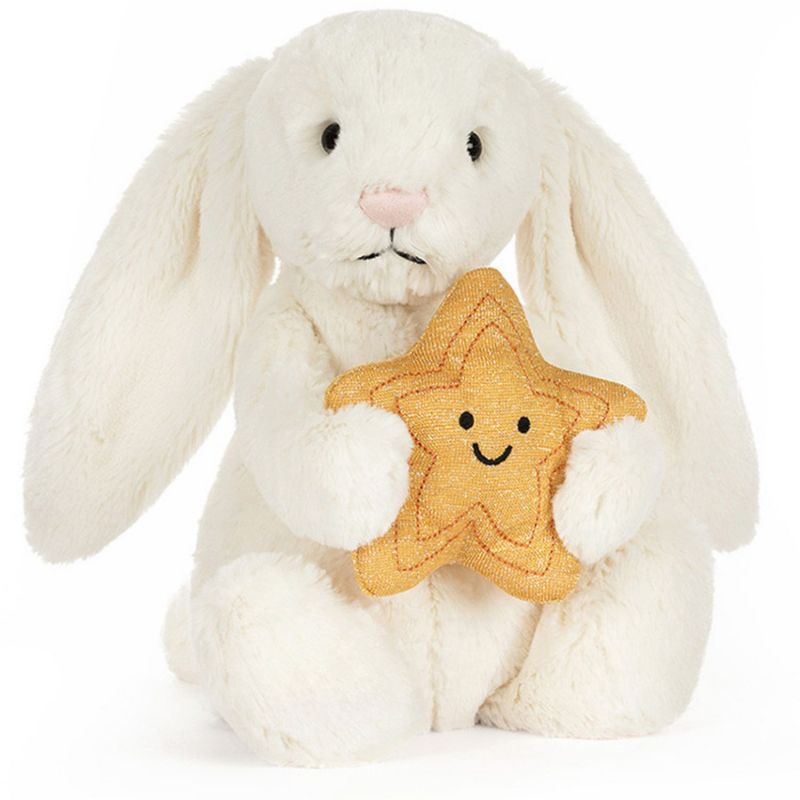 Peluche Lapin Cream avec étoile (31 cm) Jellycat Produit 1