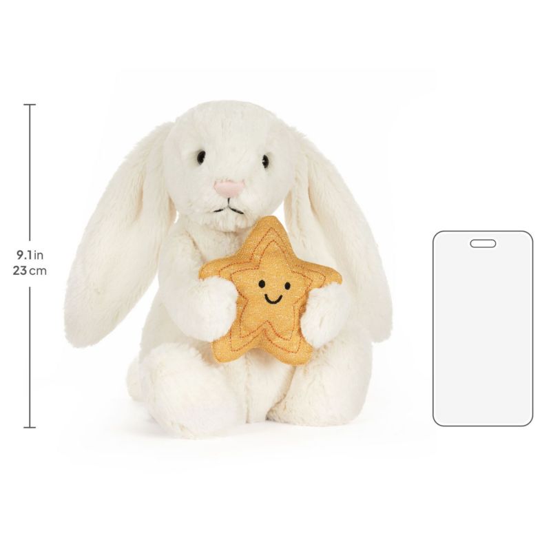 Peluche Lapin Cream avec étoile (31 cm) Jellycat Produit 6