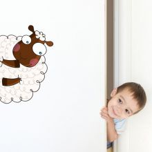 Sticker de porte mouton (côté gauche)  par Série-Golo