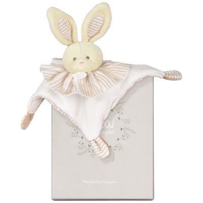 Doudou Les Chouchoux Lapin blanc (20 cm) Doudou et Compagnie