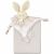 Variation Jaune, Blanc du produit Doudou Les Chouchoux Lapin blanc (20 cm) de la marque Doudou et Compagnie