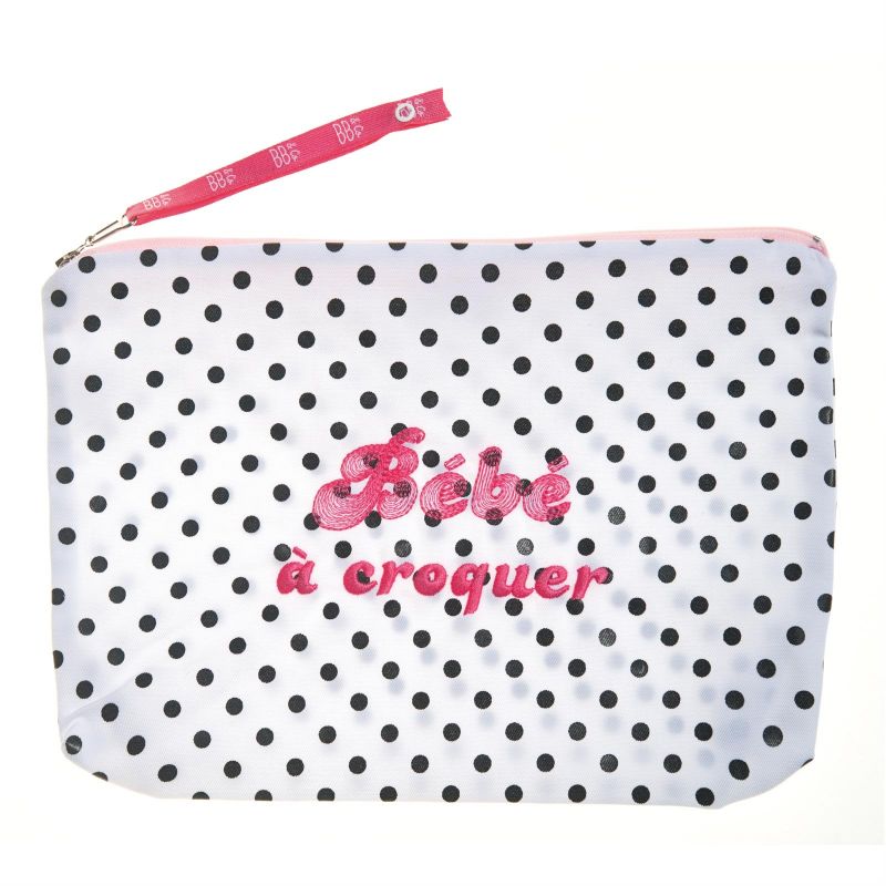 Pochette bébé brodée Bébé à croquer  BB & Co