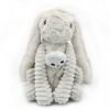 Peluche Lapin maman et bébé Les Ptipotos Gris clair (25 cm) Les Déglingos Produit 3