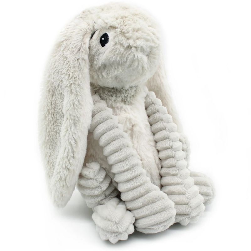 Peluche Lapin maman et bébé Les Ptipotos Gris clair (25 cm) Les Déglingos Produit 4