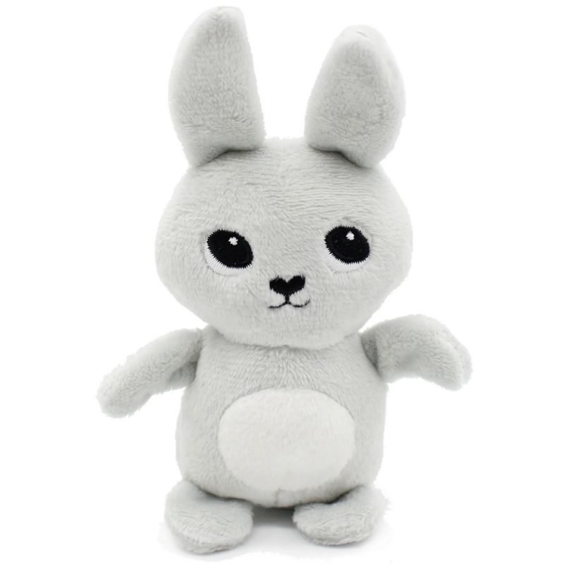 Peluche Lapin maman et bébé Les Ptipotos Gris clair (25 cm) Les Déglingos Produit 6