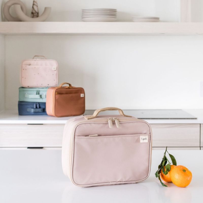 Lunch bag en tissu recyclé Beige (4,5 L) 3 sprouts Ambiance 2