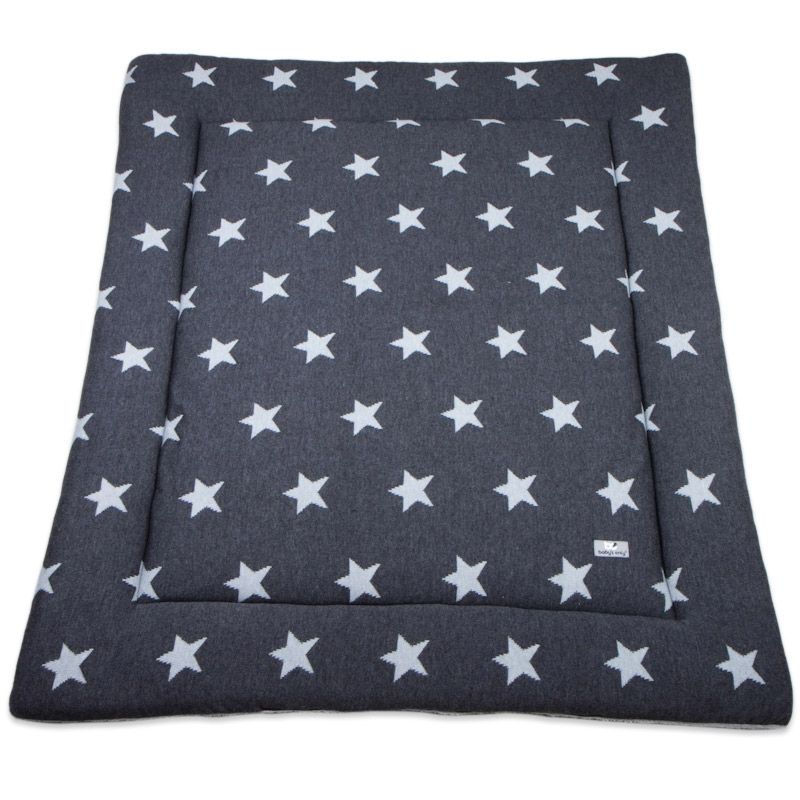 Tapis de parc Star gris anthracite et gris (85 x 100 cm) Baby's Only