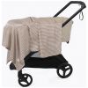 Drap housse pour nacelle Rayures et Lange Praliné Vichy Moka Walking Mum Produit 4