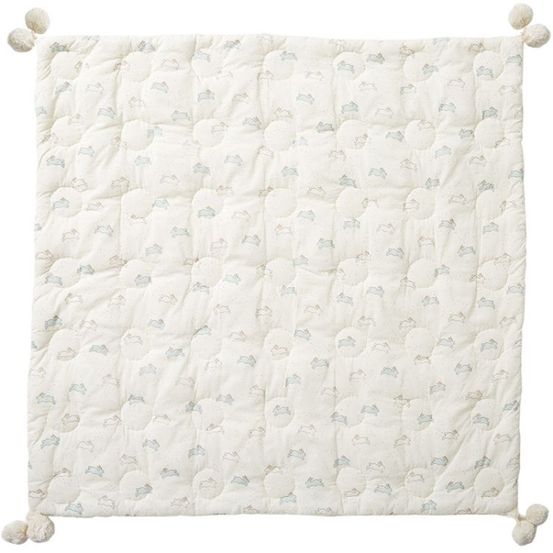 Couverture à pompons lapin Bunny (92 x 92 cm) Pehr 