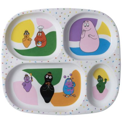 Assiette à compartiments Barbapapa Petit Jour Paris