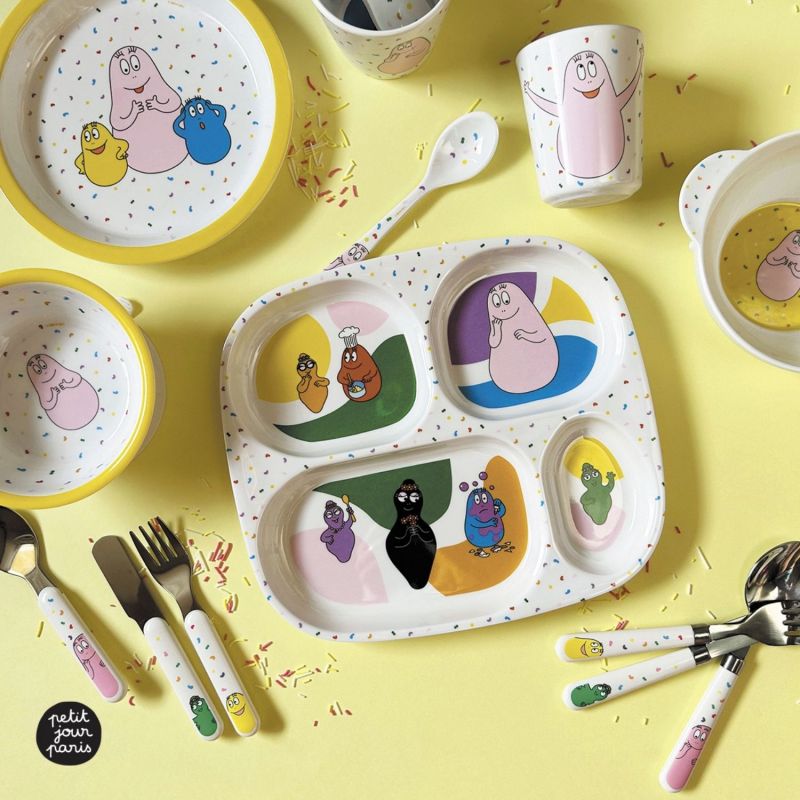 Assiette à compartiments Barbapapa Petit Jour Paris Ambiance 2