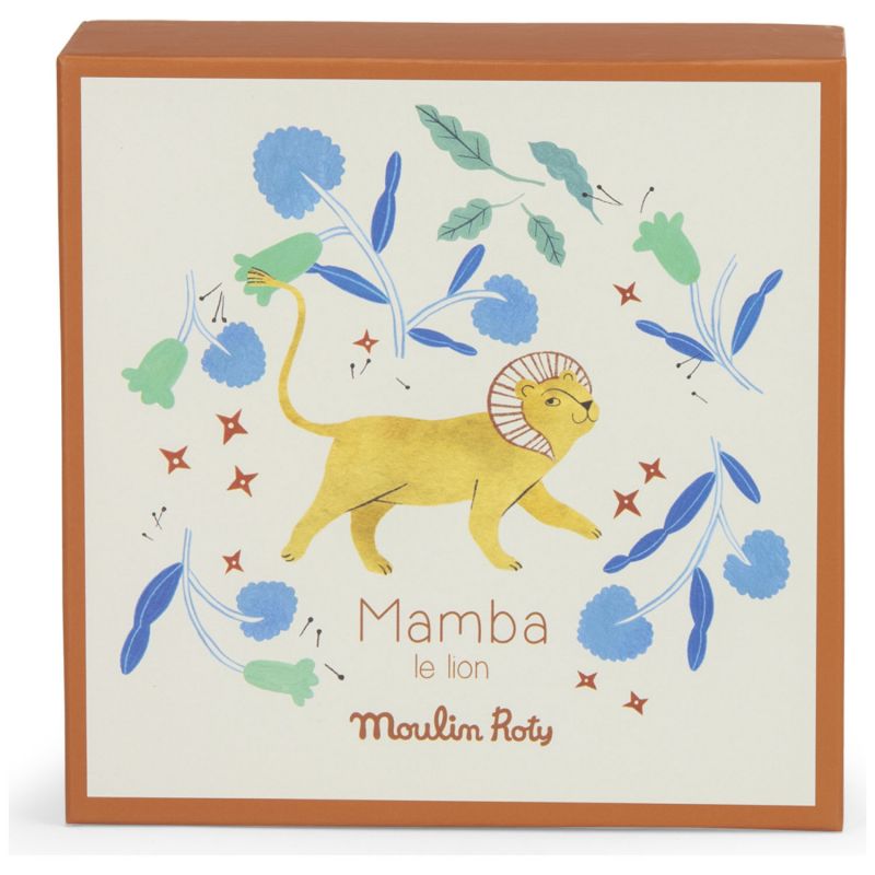 Doudou lion Mamba La forêt Mawa (31 cm) Moulin Roty Packaging 3