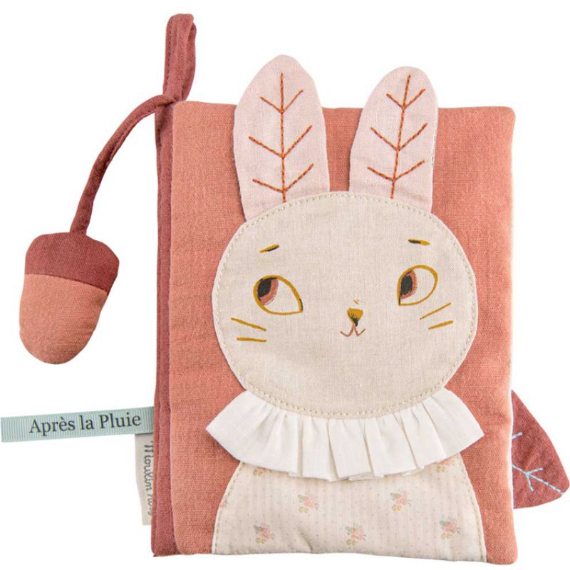 Livre d'activités en tissu Après la pluie Moulin Roty
