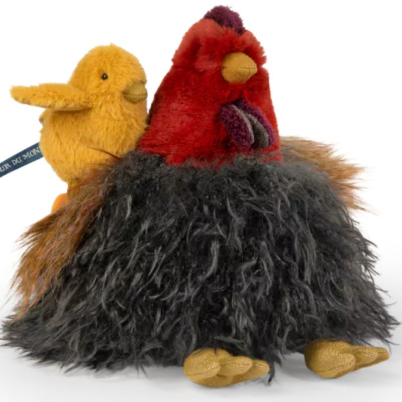 Peluche Poussin Tout autour du monde (13 cm) Moulin Roty Produit 4