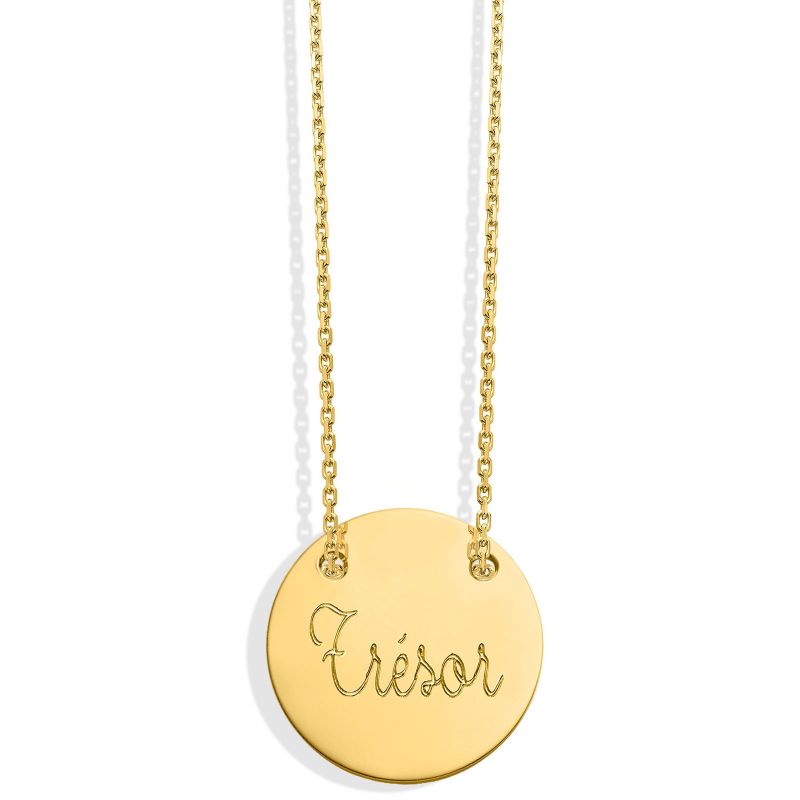 Collier Trésor (or jaune 750°) Monnaie de Paris