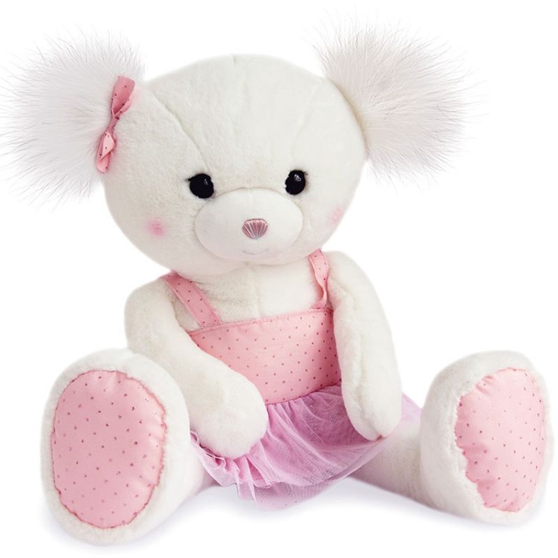 Peluche géante Pomponnette Happy Family (60 cm) Histoire d'Ours