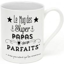 Mug Le mug des supers papas  par Créa Bisontine
