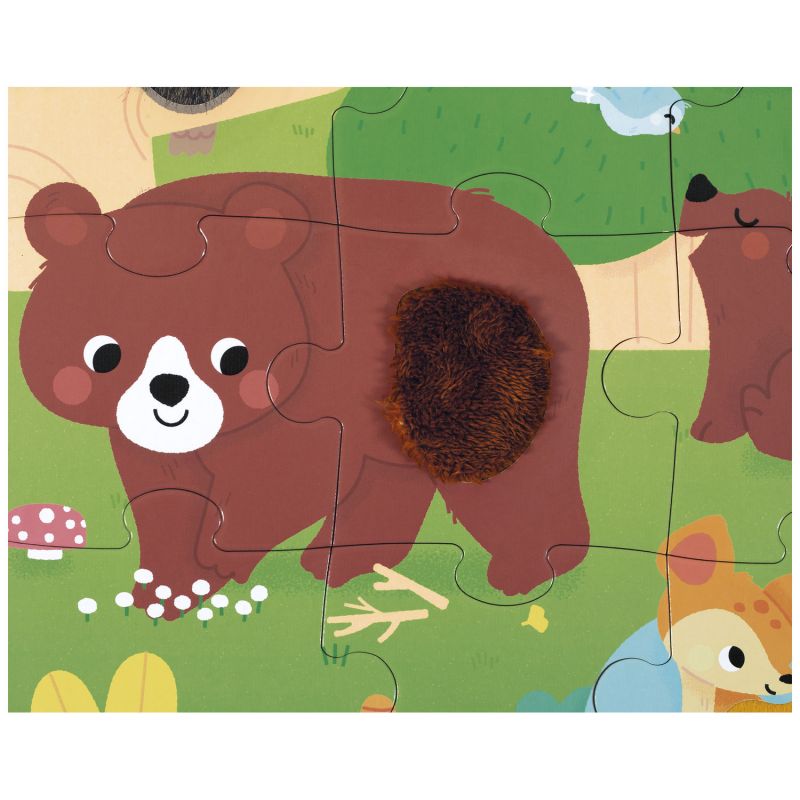 Puzzle tactile Forêt (20 pièces) Janod Produit 4