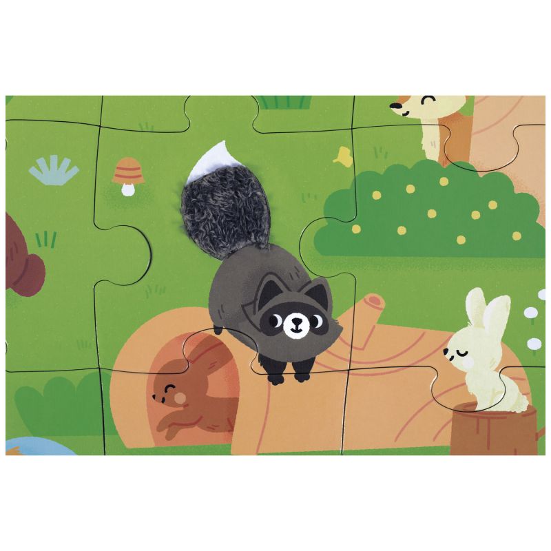 Puzzle tactile Forêt (20 pièces) Janod Produit 5