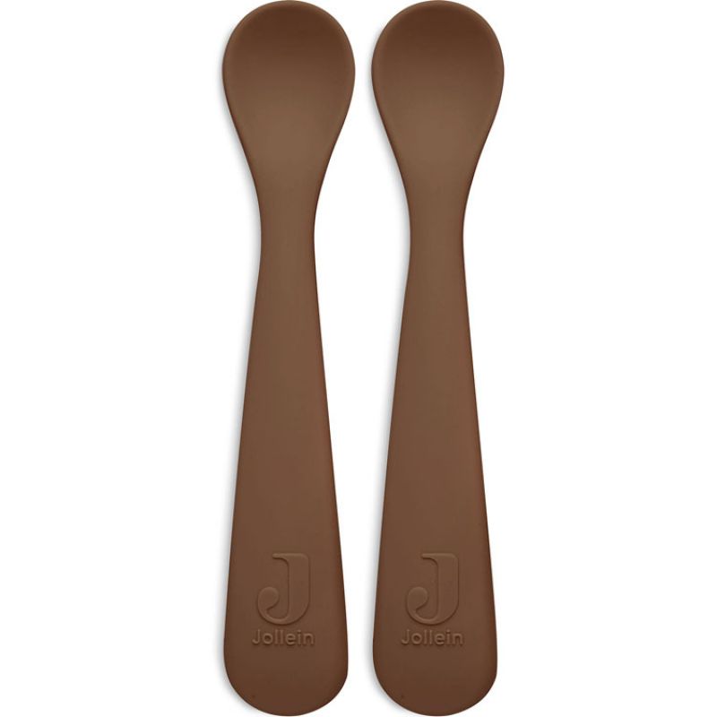Lot de 2 cuillères en silicone Caramel Jollein