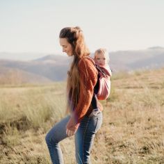 Porte bébé préformé Néo acajou