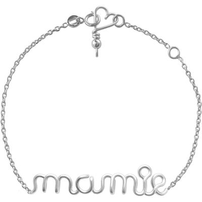 Bracelet chaîne Mamie S (argent massif 925)
