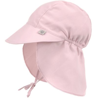 Casquette protège nuque anti-UV rose pâle (1-3 ans)