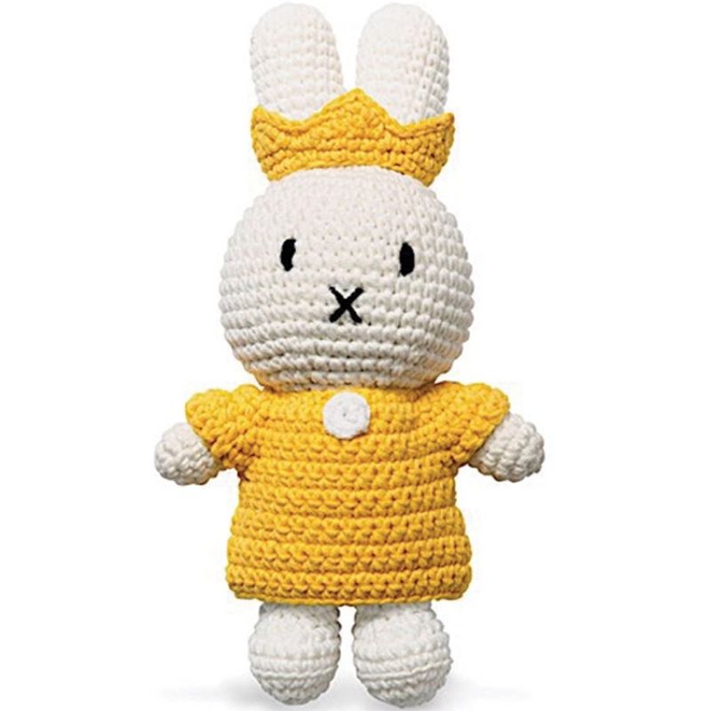 Peluche reine Miffy Royal jaune (25 cm) Just Dutch