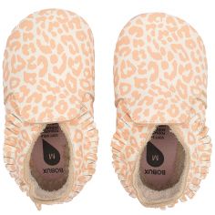 Chaussons bébé en cuir Soft soles Leopard Print Vanilla (15-27 mois)