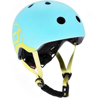 Casque pour porteur évolutif Highwaykick bleu myrtille (1-3 ans) Scoot And Ride