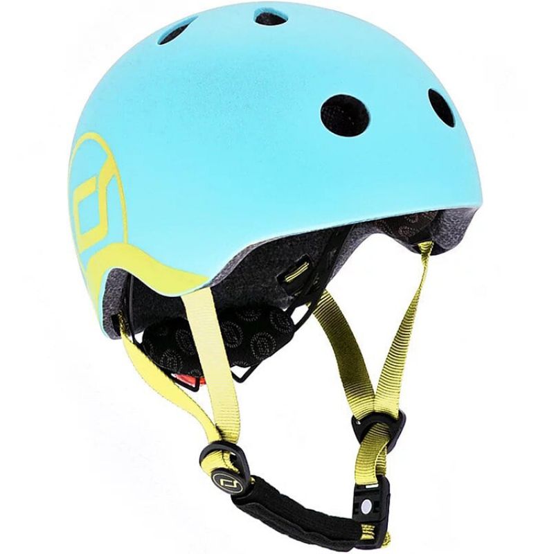 Casque pour porteur évolutif Highwaykick bleu myrtille (1-3 ans) Scoot And Ride