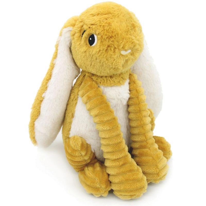 Peluche Lapin maman et bébé Les Ptipotos Moutarde (25 cm) Les Déglingos Produit 4
