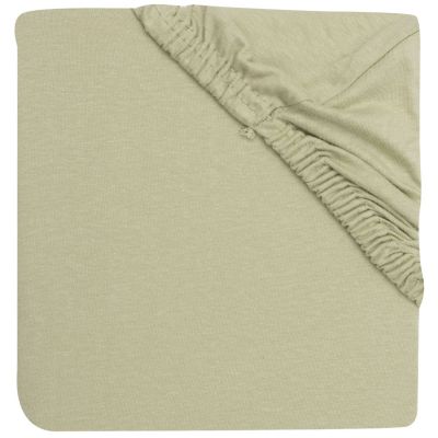 Drap housse en jersey Soft Matcha (70 x 140 cm)