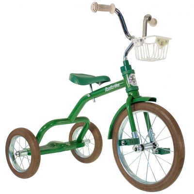 Tricycle Spokes avec panier avant 16'' vert Italtrike