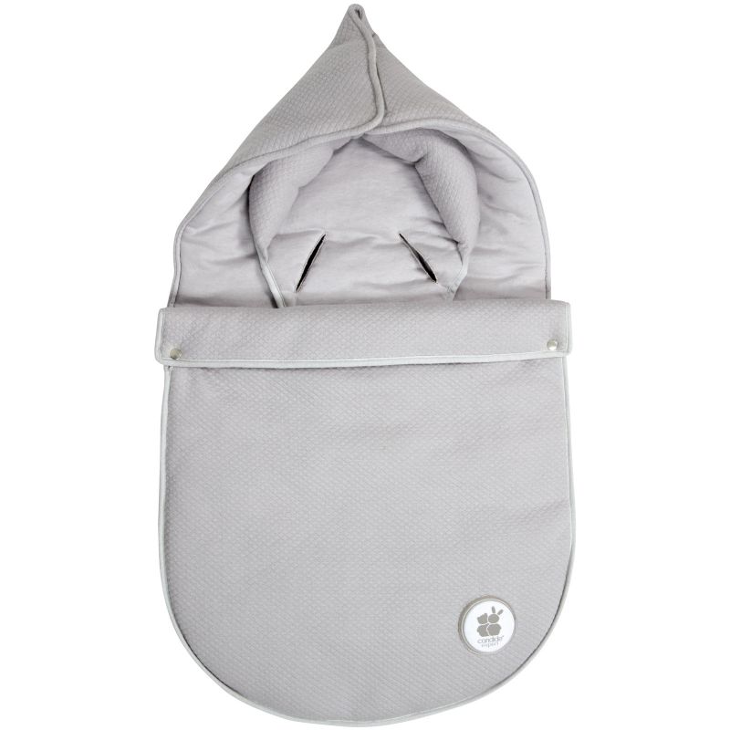 Nid d'ange passe-sangle gris biais gris (55 cm) Candide