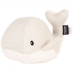 Peluche bruit blanc rechargeable baleine Moby gris - FLOW