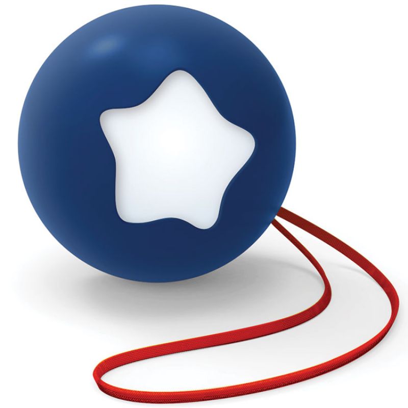 Petite veilleuse nomade Little Moon bleue (6,8 cm) Pabobo