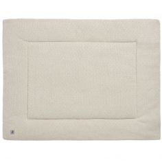 Tapis de jeu Basic knit Nougat (75 x 95 cm) - Jollein