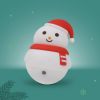 Veilleuse rechargeable Bonhomme de neige Mary's Ambiance 5