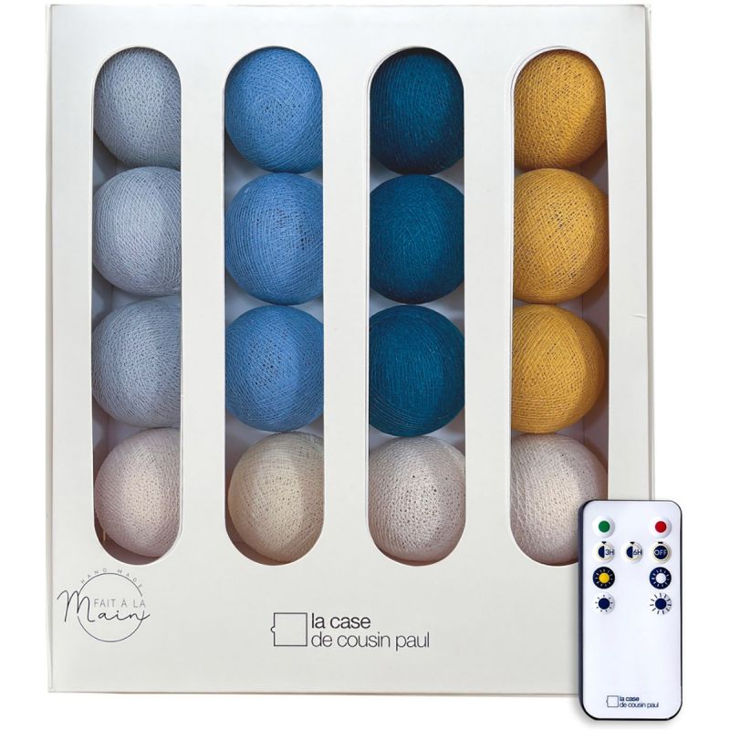 Coffret guirlande LED avec télécommande Nuit étoilée La case de cousin paul