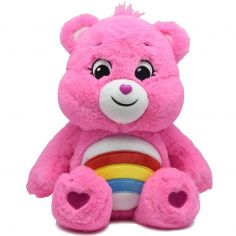 Peluche Bisounours Toucalin rose (30 cm) - Pioupiou et Merveilles