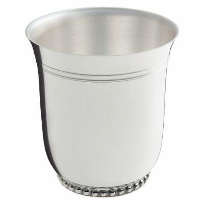 Timbale Perles (métal argenté)