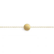 Bracelet chaîne Full sun (vermeil doré)  par Coquine