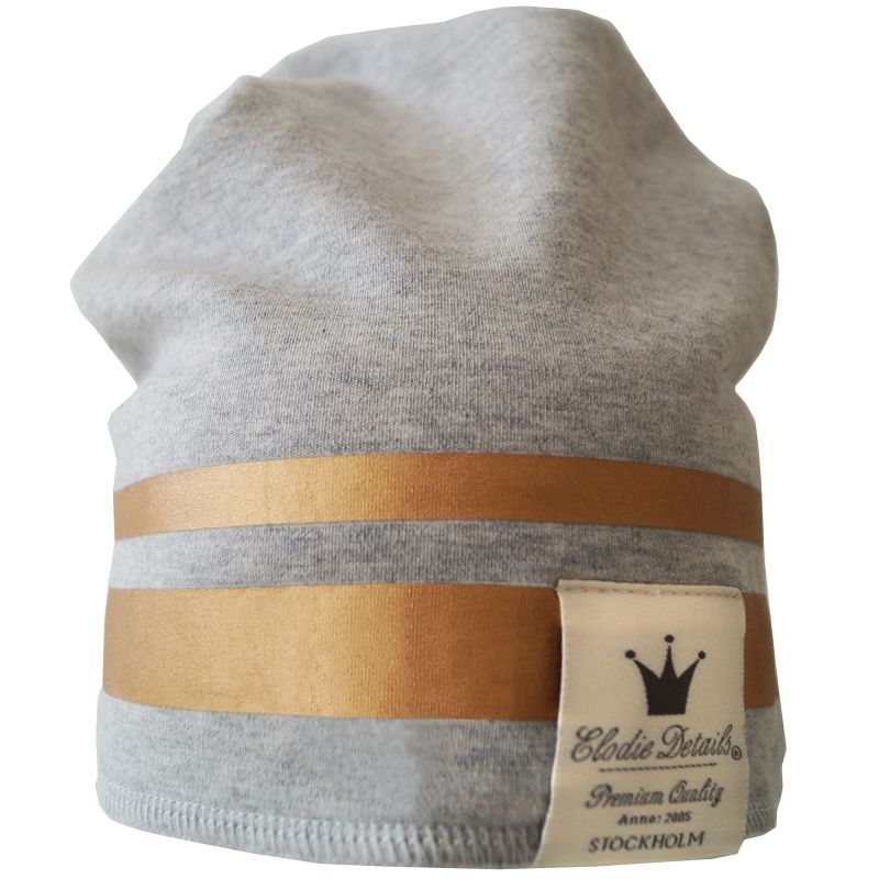 Bonnet microfibre gris et doré (12-24 mois) Elodie Details