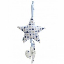 Etoile musicale lapin Mixed stars blue (40 cm)  par Little Dutch