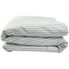 Housse de couette en percale de coton Rayé Bleu Ardoise (140 x 200 cm) Kadolis Produit 1