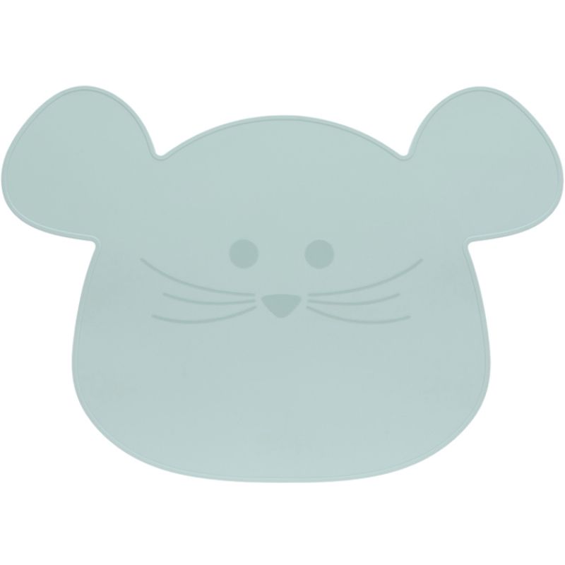 Set de table en silicone souris vert d'eau Little Chums Lässig