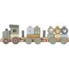Train à blocs en bois tracteur Little Farm - Reconditionné Little Dutch Produit 4